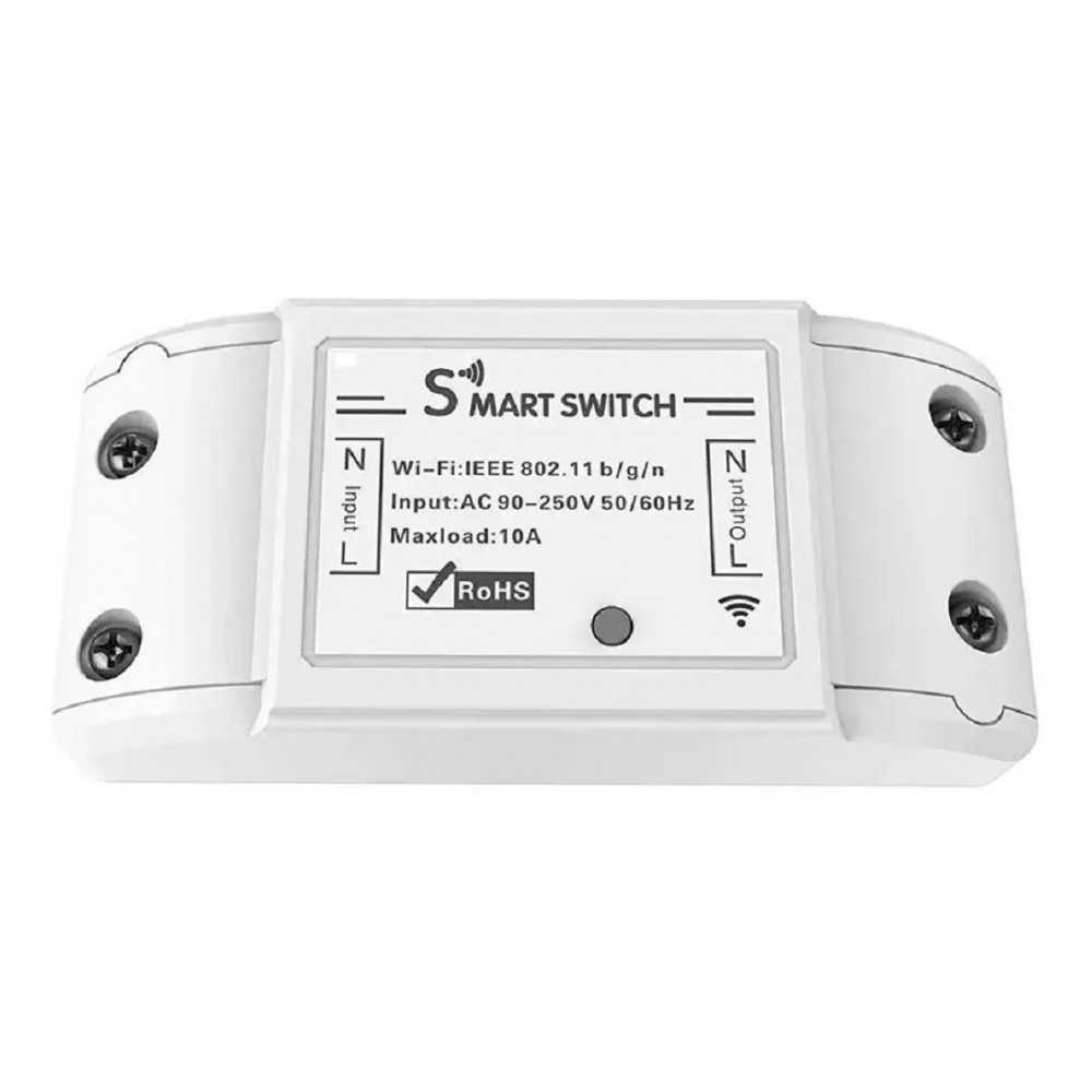 Alexa Smart Switch, interruptor de luz inteligente funciona con Google  Home, un solo polo, no requiere concentrador, cable neutro, 1 paquete