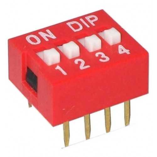 Dip Switch 4 Posiciones...