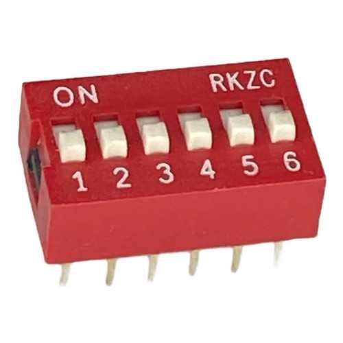 Dip Switch 6 Posiciones...