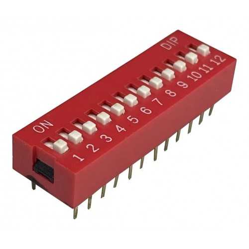 Dip Switch 12 Posiciones...