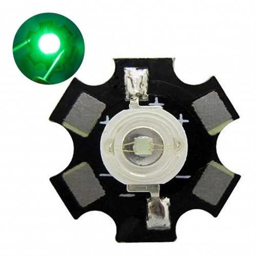 Led Smd 3W Verde Con...