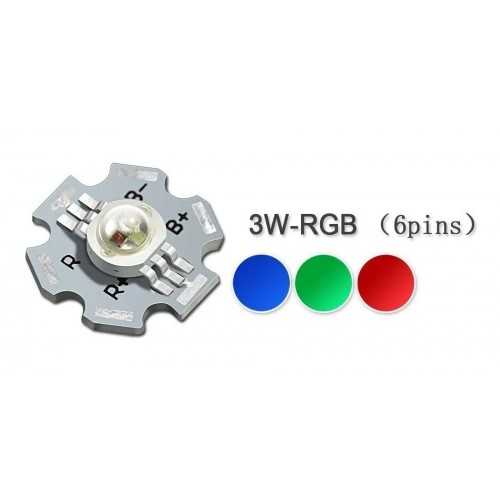 Led SMD 3W RGB Con...