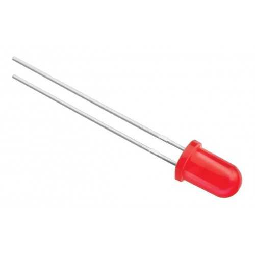 Led Opaco 3mm Rojo