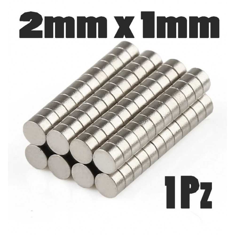 40 Imanes Neodimio 2mm (diam) 1 mm (grosor)