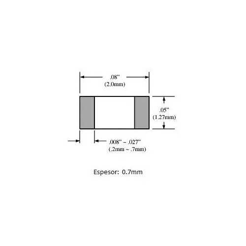 Resistencias SMD 0805 1K OHM