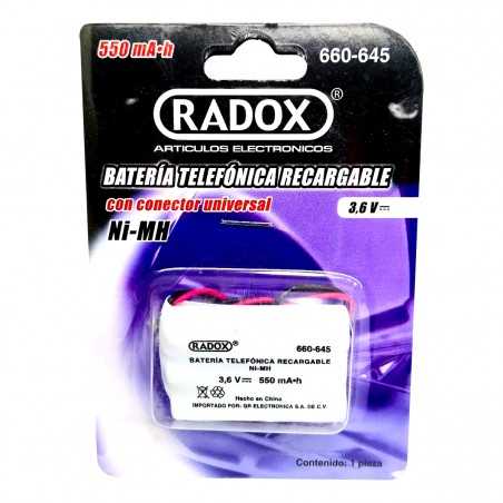 Bateria Pila Recargable Aaa Ni-Mh Radox 660-681
